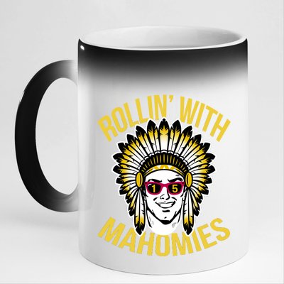 Rollin' With Mahomies 11oz Black Color Changing Mug