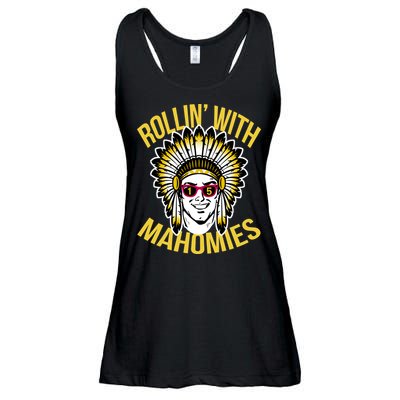 Rollin' With Mahomies Ladies Essential Flowy Tank
