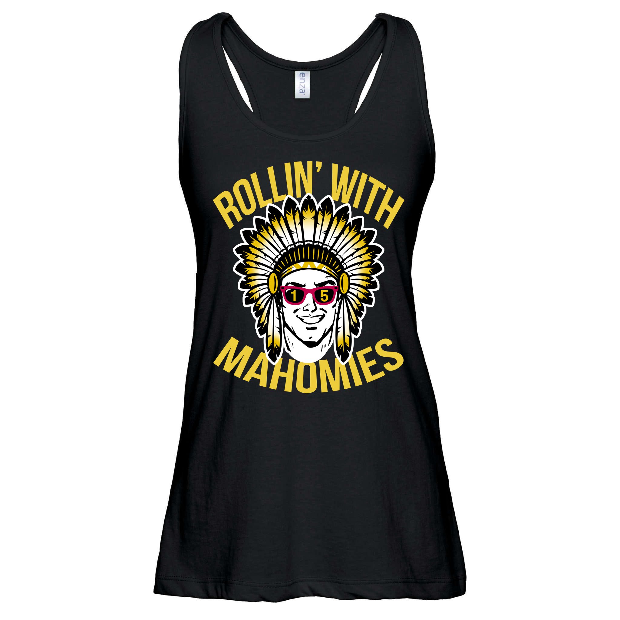 Rollin' With Mahomies Ladies Essential Flowy Tank