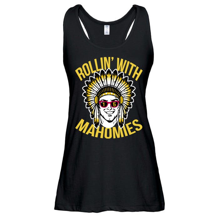 Rollin' With Mahomies Ladies Essential Flowy Tank