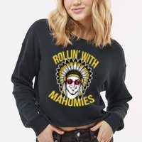 Rollin' With Mahomies Cropped Pullover Crew