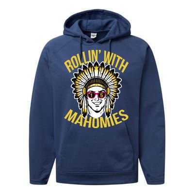 Rollin' With Mahomies Performance Fleece Hoodie