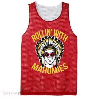 Rollin' With Mahomies Mesh Reversible Basketball Jersey Tank