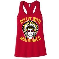 Rollin' With Mahomies Women's Racerback Tank