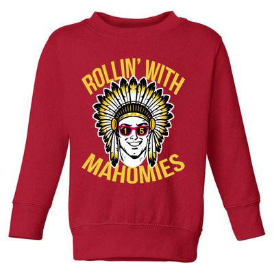 Rollin' With Mahomies Toddler Sweatshirt