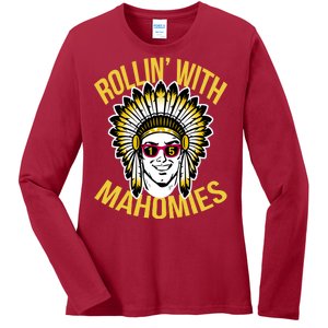 Rollin' With Mahomies Ladies Long Sleeve Shirt