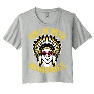 Rollin' With Mahomies Women's Crop Top Tee