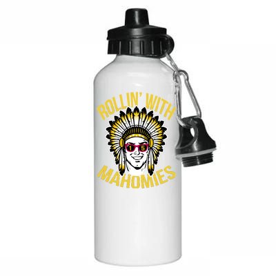 Rollin' With Mahomies Aluminum Water Bottle