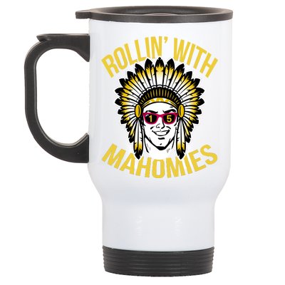 Rollin' With Mahomies Stainless Steel Travel Mug