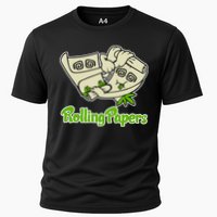 Rolling Paper 420 Medical Marijuana Cooling Performance Crew T-Shirt