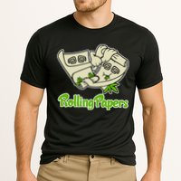 Rolling Paper 420 Medical Marijuana Cooling Performance Crew T-Shirt