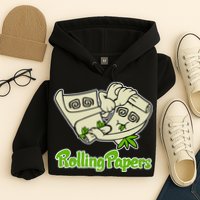 Rolling Paper 420 Medical Marijuana Hoodie