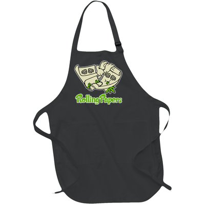 Rolling Paper 420 Medical Marijuana Full-Length Apron With Pockets