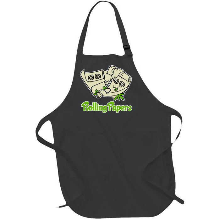 Rolling Paper 420 Medical Marijuana Full-Length Apron With Pockets