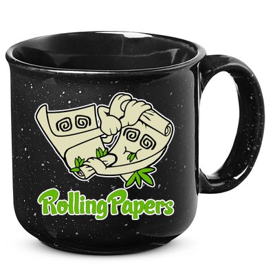 Rolling Paper 420 Medical Marijuana 15oz Campfire Ceramic Mug