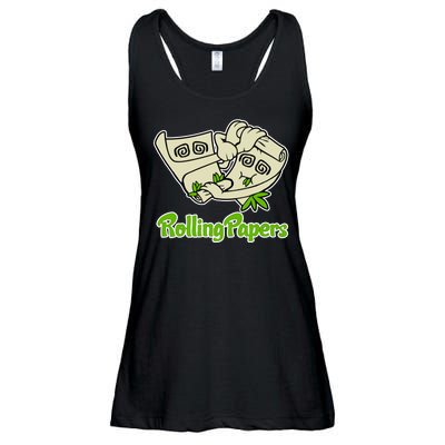 Rolling Paper 420 Medical Marijuana Ladies Essential Flowy Tank