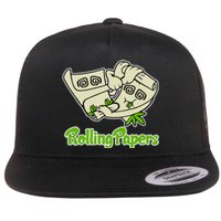 Rolling Paper 420 Medical Marijuana Flat Bill Trucker Hat