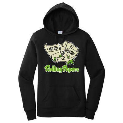 Rolling Paper 420 Medical Marijuana Women's Pullover Hoodie