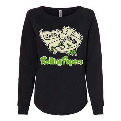 Rolling Paper 420 Medical Marijuana Womens California Wash Sweatshirt