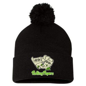 Rolling Paper 420 Medical Marijuana Pom Pom 12in Knit Beanie