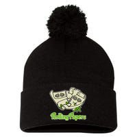 Rolling Paper 420 Medical Marijuana Pom Pom 12in Knit Beanie