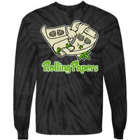 Rolling Paper 420 Medical Marijuana Tie-Dye Long Sleeve Shirt