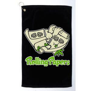 Rolling Paper 420 Medical Marijuana Platinum Collection Golf Towel