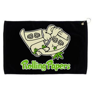 Rolling Paper 420 Medical Marijuana Grommeted Golf Towel