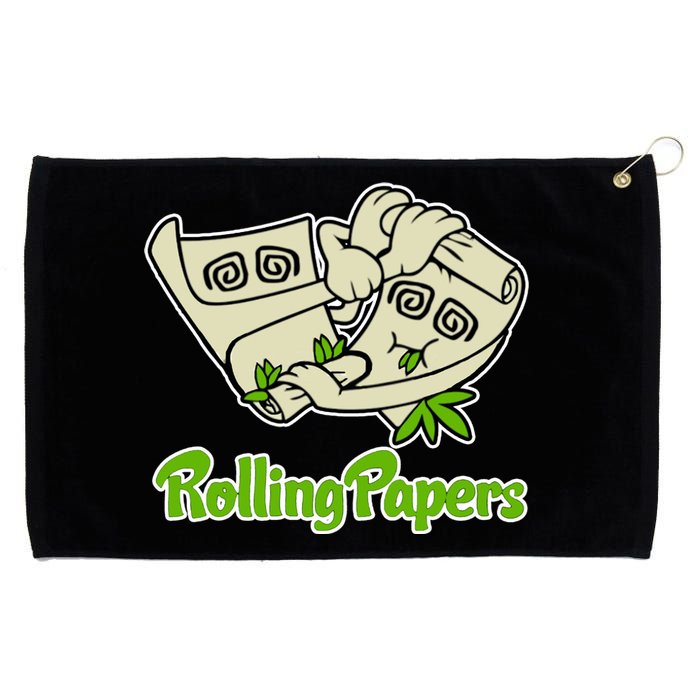 Rolling Paper 420 Medical Marijuana Grommeted Golf Towel