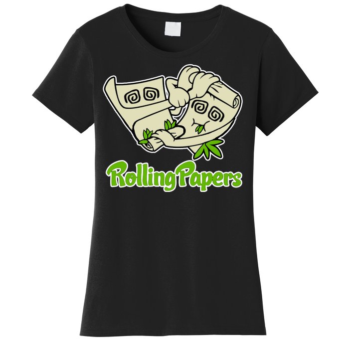 Rolling Paper 420 Medical Marijuana Women's T-Shirt