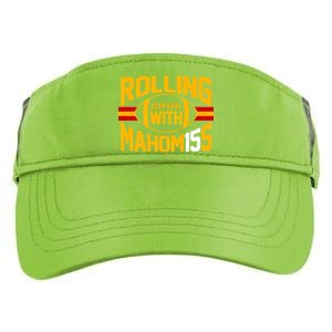 Rolling With Mahomes KC Football Adult Drive Performance Visor