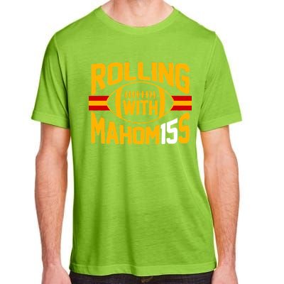 Rolling With Mahomes KC Football Adult ChromaSoft Performance T-Shirt