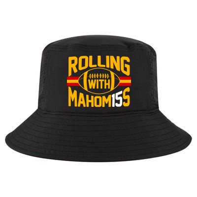 Rolling With Mahomes KC Football Cool Comfort Performance Bucket Hat