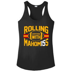 Rolling With Mahomes KC Football Ladies PosiCharge Competitor Racerback Tank