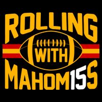 Rolling With Mahomes KC Football 16oz Travel Tumbler
