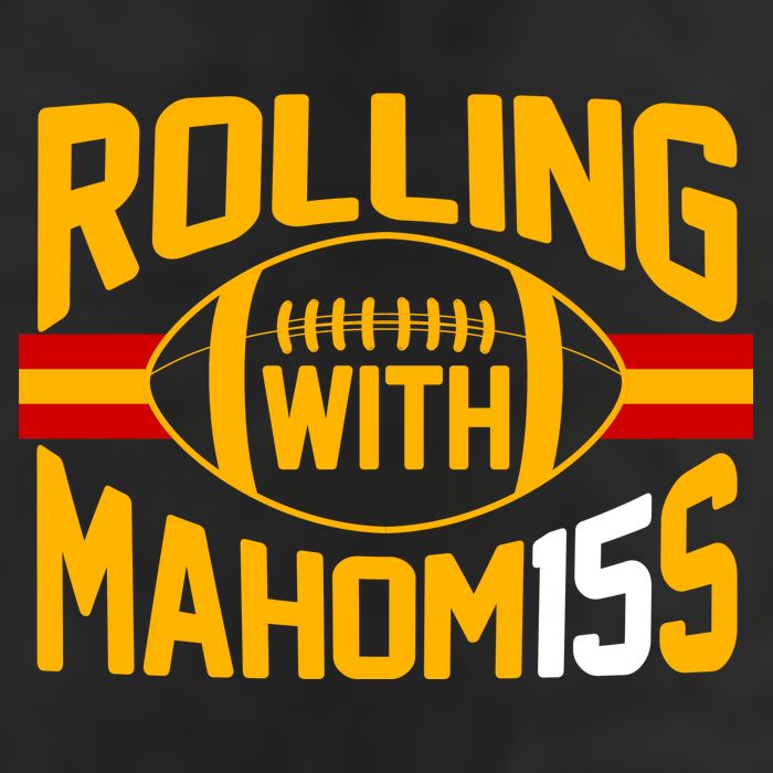 Rolling With Mahomes KC Football Microfiber Hand Towel