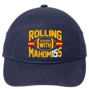 Rolling With Mahomes KC Football 7-Panel Snapback Hat