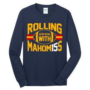 Rolling With Mahomes KC Football Tall Long Sleeve T-Shirt