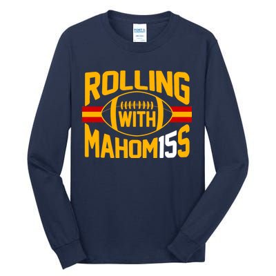 Rolling With Mahomes KC Football Tall Long Sleeve T-Shirt