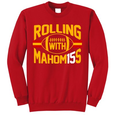 Rolling With Mahomes KC Football Sweatshirt