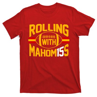 Rolling With Mahomes KC Football T-Shirt