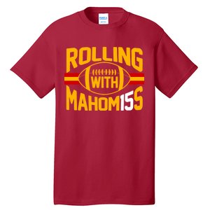 Rolling With Mahomes KC Football Tall T-Shirt