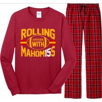 Rolling With Mahomes KC Football Long Sleeve Pajama Set