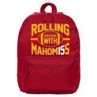 Rolling With Mahomes KC Football 16 in Basic Backpack