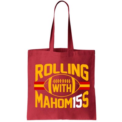 Rolling With Mahomes KC Football Bag