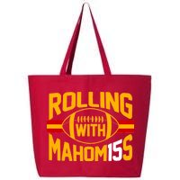 Rolling With Mahomes KC Football 25L Jumbo Tote