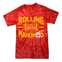 Rolling With Mahomes KC Football Tie-Dye T-Shirt