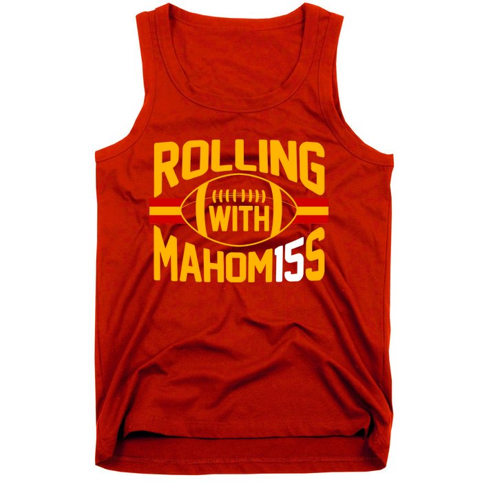 Rolling With Mahomes KC Football Tank Top