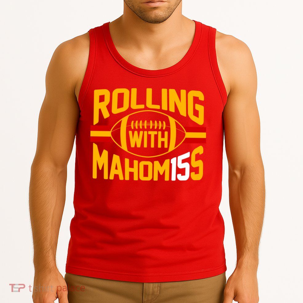 Rolling With Mahomes KC Football Tank Top