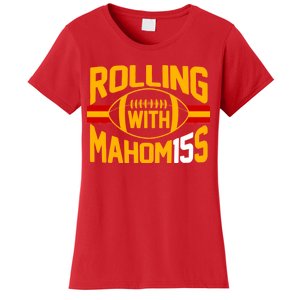 Rolling With Mahomes KC Football Women's T-Shirt